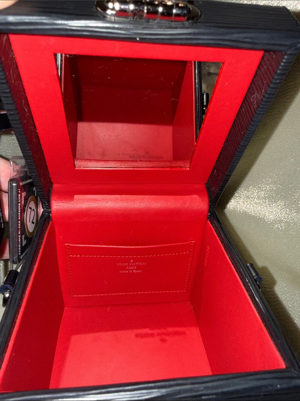 Louis Vuitton Black Epi Leather Petite Vanity Box - Picture 4 of 5
